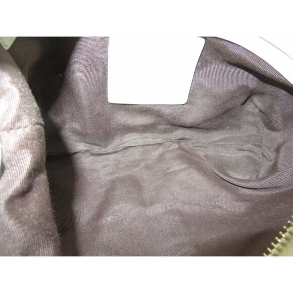 Coach 2003 Cream & White Canvas and Leather Signature Demi Baguette Shoulder Bag - Picture 6 of 12